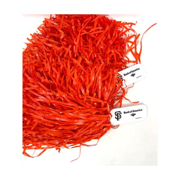 2010 World Series Giants Game 1 Giveaway POM POMS At&T Park BofA - Picture 4 of 6